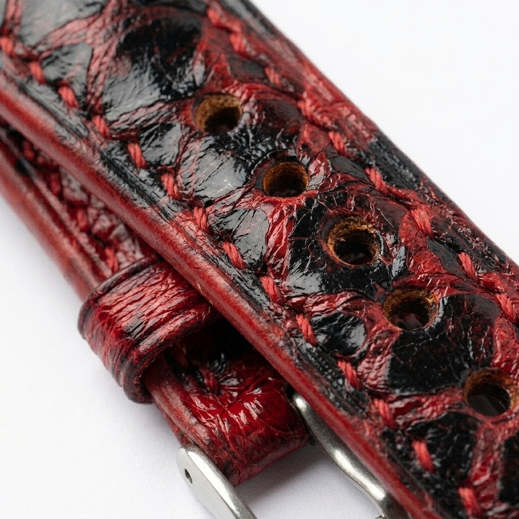 The Crimson Ember Strap