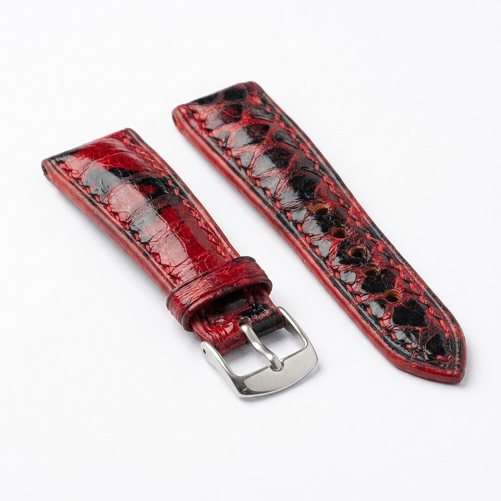The Crimson Ember Strap